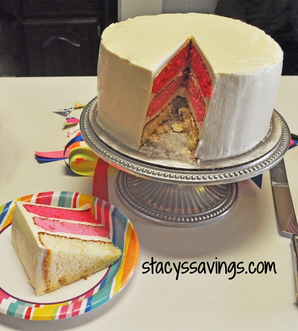 ombre birthday cake