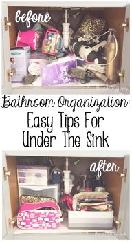 under the sink organization