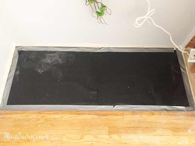 diy built in bar construction