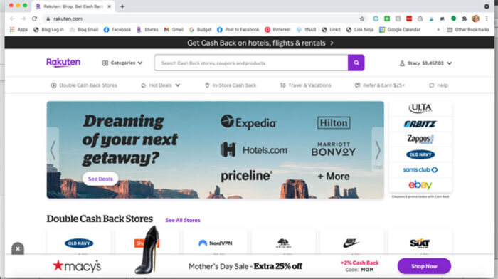 How does Rakuten Work? Find out everything you need to know about how to get cash back on your online purchases!