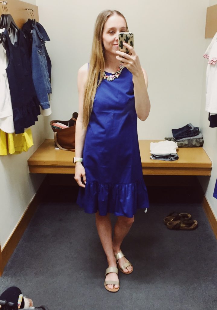 J.Crew Factory Sleeveless Bow Back Dress. See all of the cute things I found at my local J.Crew Factory store in March 2018.