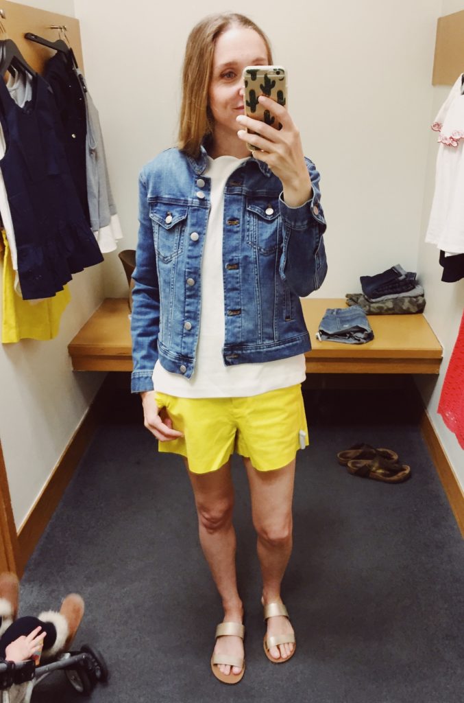 J.Crew Factory Denim Jacket. See all of the cute things I found at my local J.Crew Factory store in March 2018.