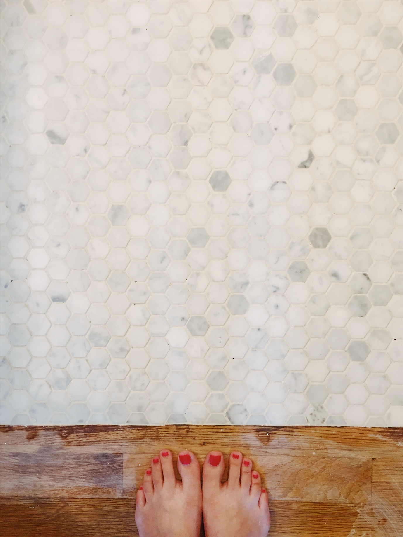 Check out the Guest Bathroom Remodel Progress! This post is all about the details and fixes needed to get the bathroom of our dreams!