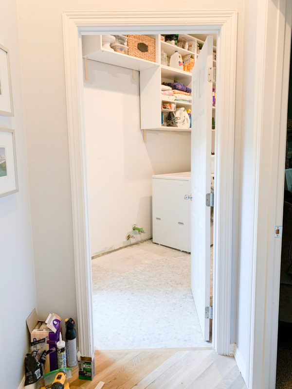 It's Week 3 of our big Kitchen & Laundry Room Remodel. Things are coming together slowly. See the remodel progress we've made in the last three weeks on the blog!