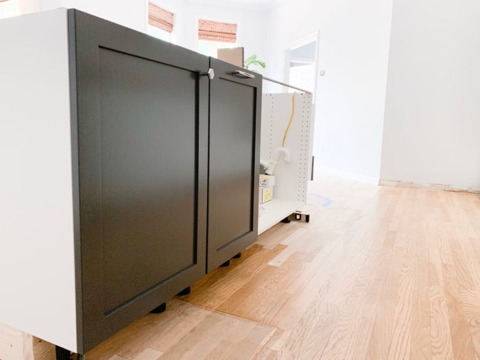 We're 9 weeks into our DIY kitchen remodel! See all of our kitchen remodel progress up to this point on the blog!