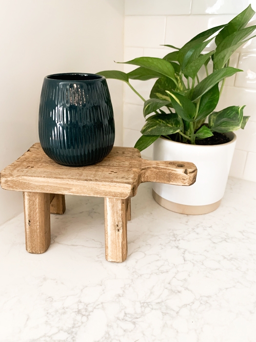 See what I ordered on Amazon in March 2020 including this rustic wooden pedestal for my kitchen candle.