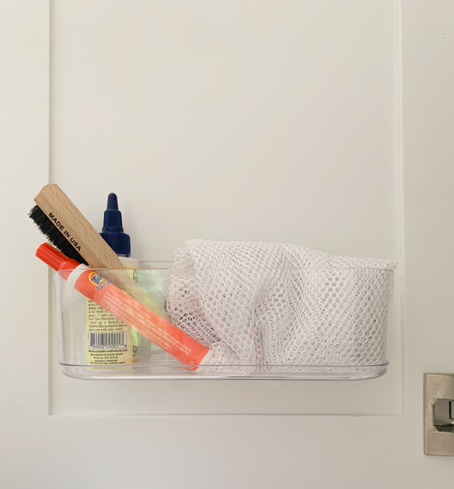 See what I ordered on Amazon in March 2020 including this command caddy.