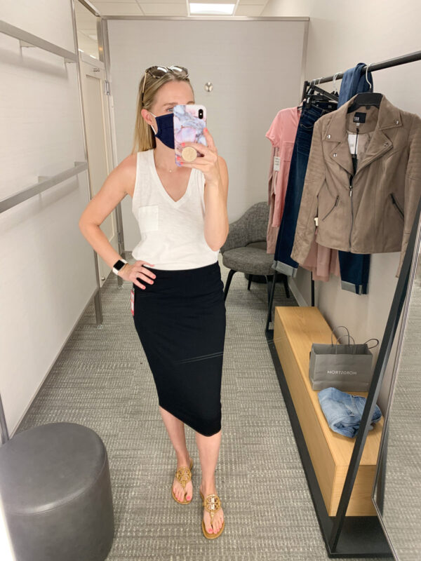 Everything I bought at the 2020 Nordstrom Anniversary Sale including this Vince Camuto Tube Skirt!