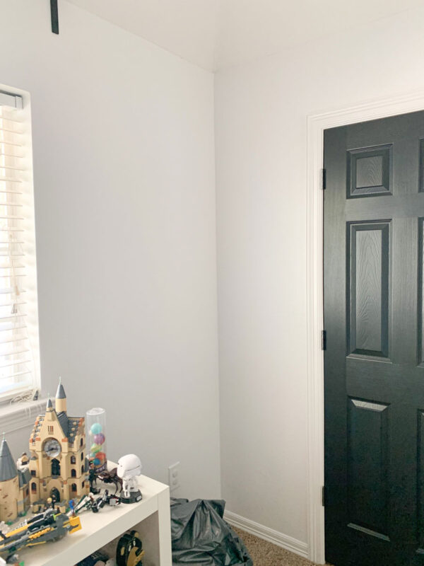 One Room Challenge Week 2 - Reading Nook Corner new wall paint.
