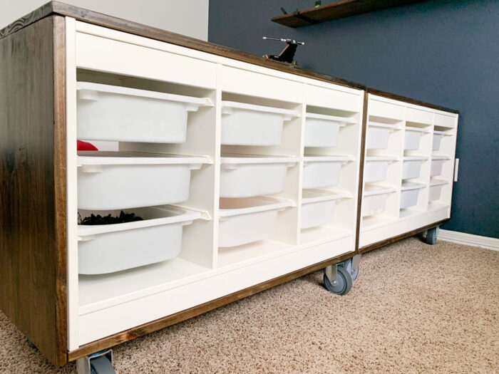 One Room Challenge - Lego Storage -See how we organize all of our legos with these drawers!