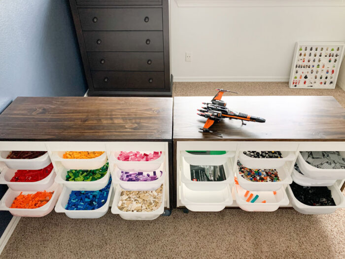 One Room Challenge Moveable Lego Storage