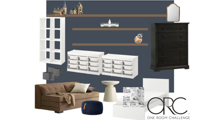One Room Challenge 2020 -Tween Boy Mood Board