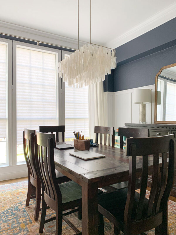 Dining room Turned Homeschooling room