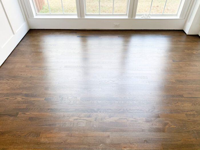Dining Room Remodel Hardwood Floors Stained