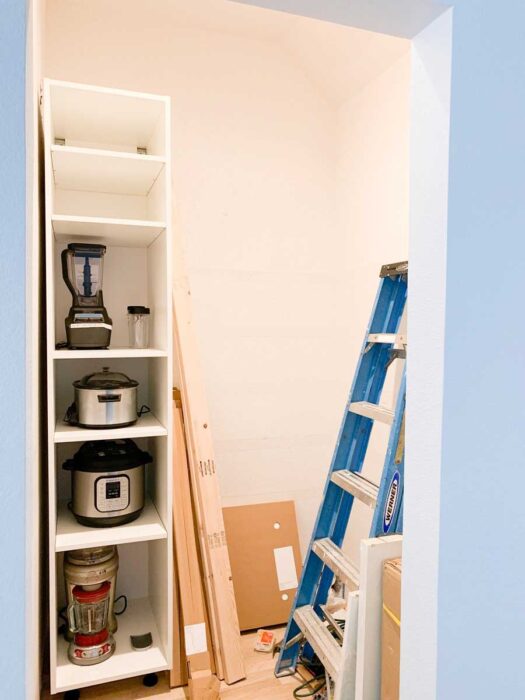 Kitchen Remodel Pantry Progress