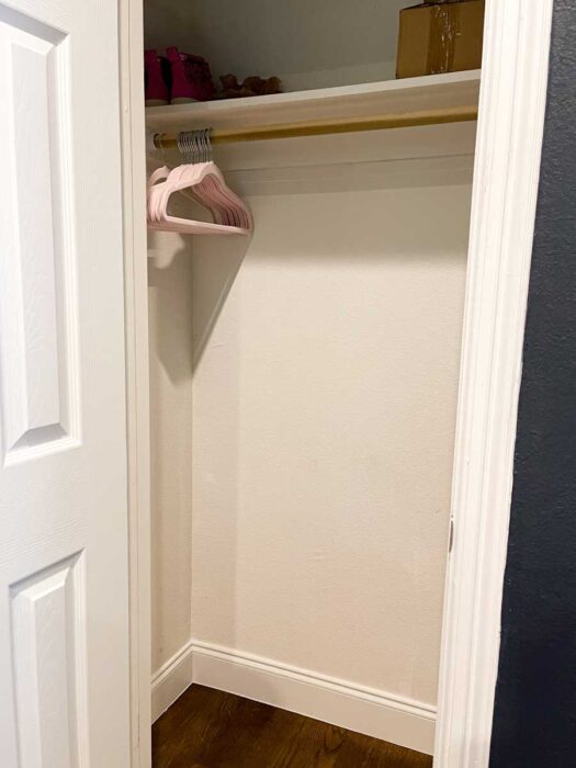 DIY Custom Kids Closet on a Budget in one weekend! See the before and after on the blog!