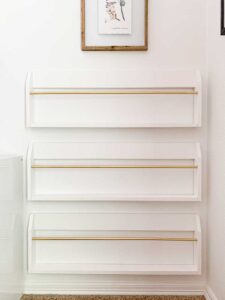 Barbie Hat Rack Barbie Organization - DIY Anthropologie-Inspired Wall Racks for Less!