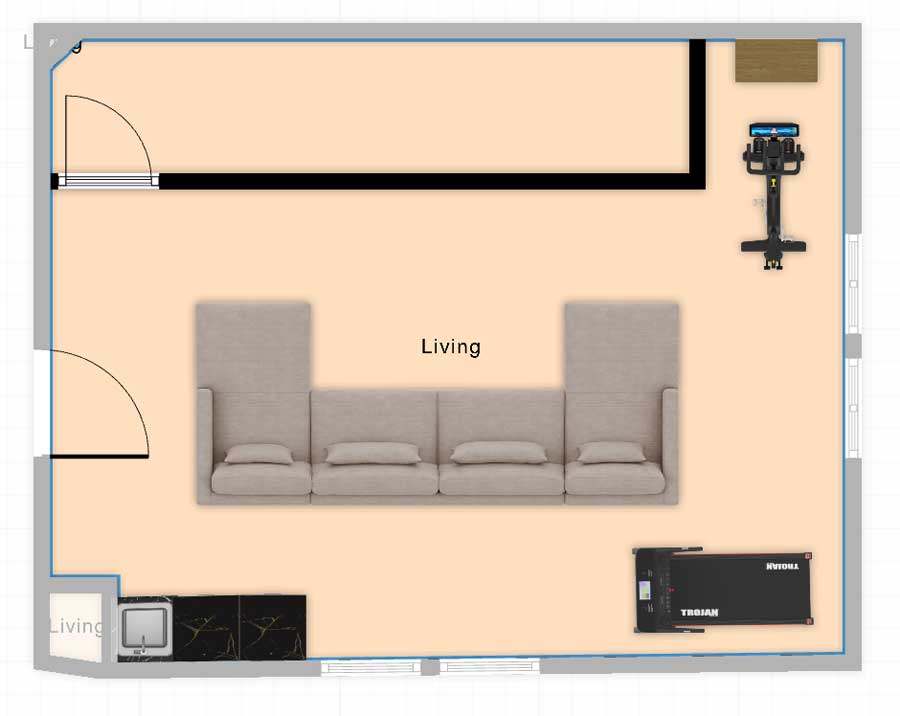 Here's a rough layout of our attic renovation to turn it into the family bonus room of our dreams. Check out the plans and all of the before pictures on the blog!