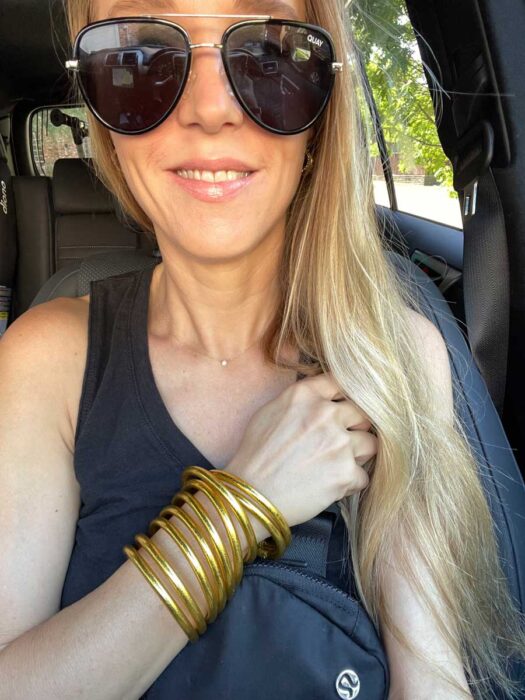 Budah Girl Bracelets, Lululemon Belt Bag, and Tower 28 Lip Gloss are some of my favorite things from 2022!